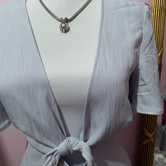 Lulus Sea Day Light Blue Skater Dress XS - Picture 13 of 15